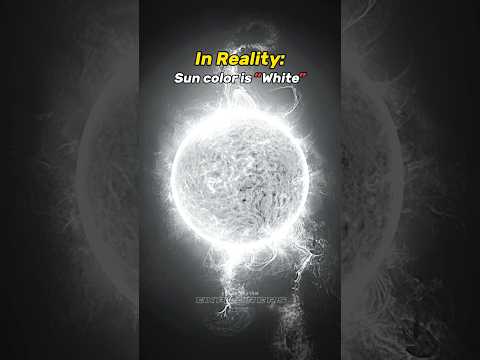 Actual color of Sun 🌞😱 #space #earth #universe