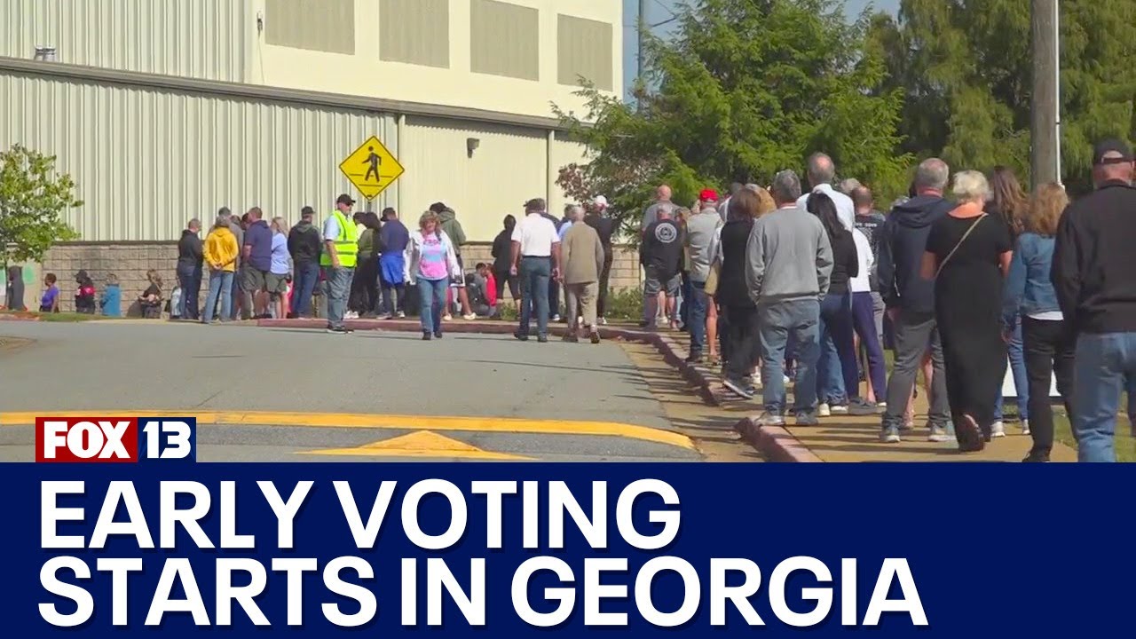 Early voting starts in Georgia | FOX 13 Seattle