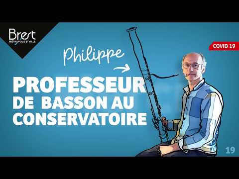 Philippe, professeur de basson au Conservatoire de Brest métropole
