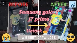 Samsung galaxy J7 Prime Pin Pattern Unlock Without Data Loss||2022||100% Working||Free ✅