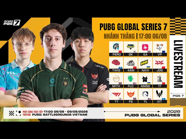🏆 [PGS 7] Nhánh Thắng: PERO, FLC, FS, T1, EA, NAVI, TWIS, GK, TL, 17,...