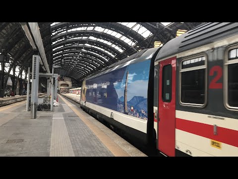 IC665 Milano C.le-La Spezia C.le con E414.109 ICS+E414.130 “ENIT” ICS in partenza a Milano C.le!
