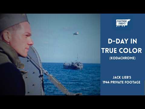 What D-Day Actually Looked Like: Jack Lieb's Private Color Footage of Utah Beach | Footage Farm Ltd