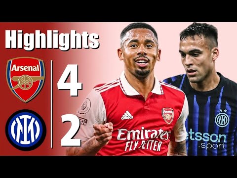 Arsenal vs Inter Milan 4-2 - All Goals & Highlights - Champions League
