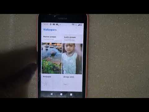 How to set wallpaper in nokia/Nokia ki mobile me wallpaper kaise lagaye#nokia mobile#harikeshtech