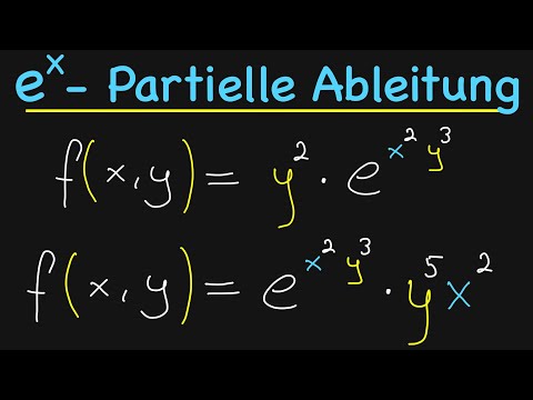 Partielle Ableitung - e-Funktionen verkettet