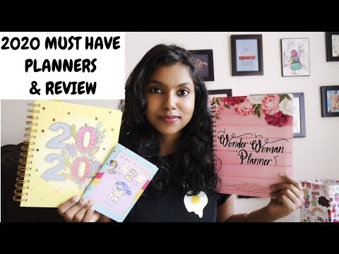 Must have Planners for 2020 - Useful Planners 2019 India | Stationery Haul Amazon - AdityIyer Video