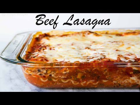 Beef Lasagna Recipe | Classic and Simple Lasagne Recipe | White Sauce Beef Lasagna | January 2021.