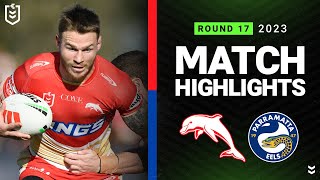 NRL 2023 | Dolphins v Parramatta Eels | Match Highlights