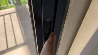 Sliding Door - How To Open, Close, Lock and Unlock