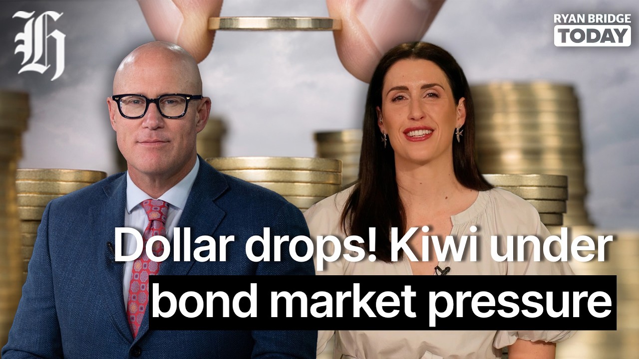 Dollar drops! Kiwi under bond market pressure; plus, BioFactory's $15m stake | Ryan Bridge TODAY