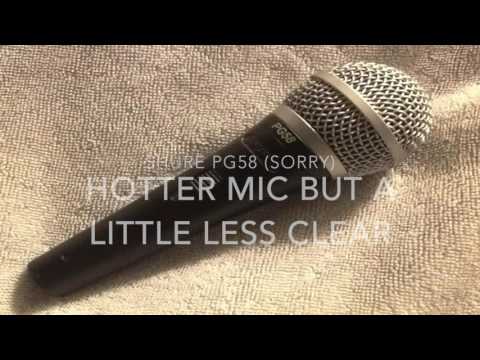 Microphone comparison: Shure, Altec, AT