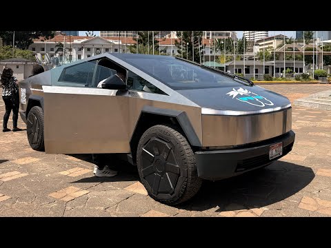 I Came Across The First Tesla Cybertruck in Kenya 