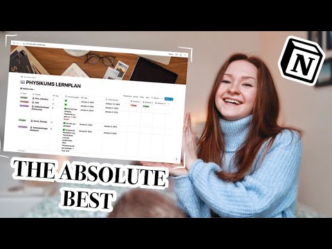 Mein PHYSIKUMS-LERNPLAN mit Notion - Step by Step Tutorial || + gratis Template!