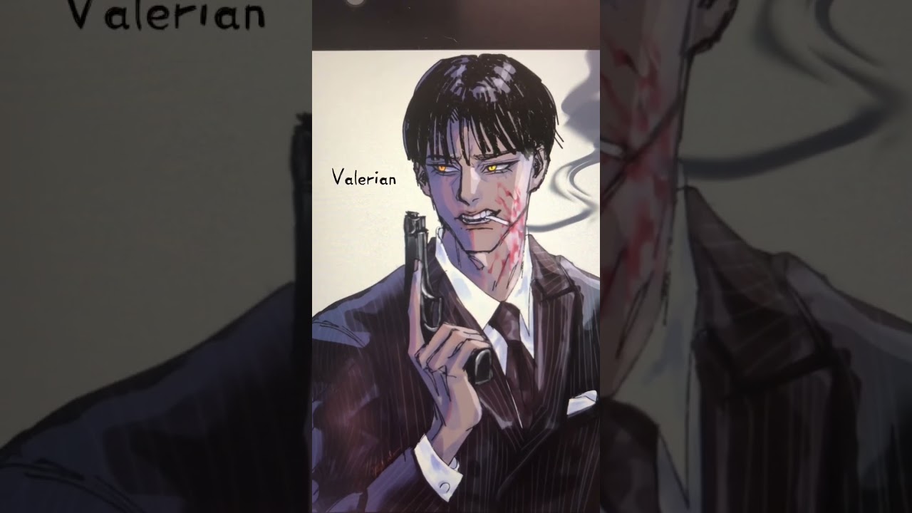 who is the villain? #originalcharacter #oc #digitalart #shorts