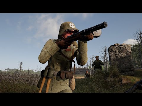 Beyond The Wire - MP18 Night Trench Raid [GER Comms/ENG Subs]