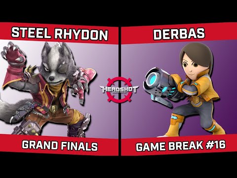 Game Break #16 - GRAND FINALS - Steel Rhydon (Wolf) vs Derbas (Mii Gunner)