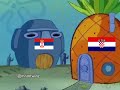 Sundjer Bob Hrvatska Vs Srbija Sponge Bob Croatia Vs Serbia