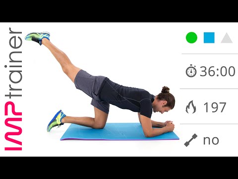 Allenamento Cardio GAG Senza Salti (Addominali Intensi)