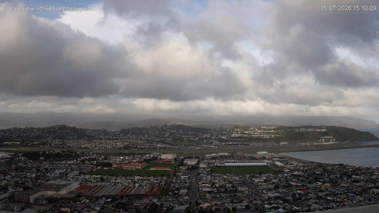 Live webcam view of Panorámica de Wellington y su Aeropuerto