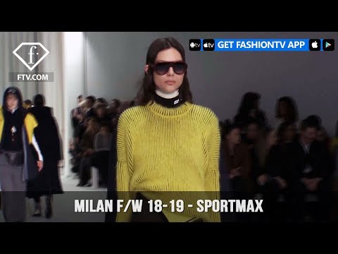 Milan Fashion Week Fall/Winter 18-19 - Sportmax | FashionTV | FTV