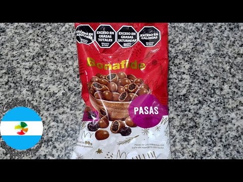 Bonafide Pasas de Uva Bañadas - Baño de Repostería sabor Chocolate con Leche