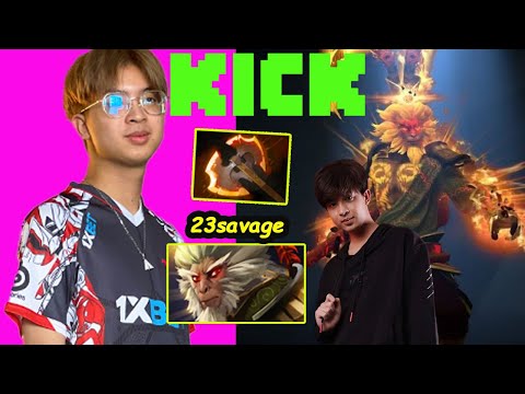 23savage [Monkey King] 16K MMR Carry Insane Right click Battle Fury Build