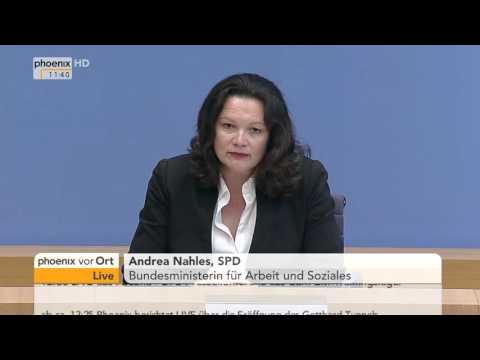Leiharbeitsgesetz: PK mit Andrea Nahles am 01.06.2016