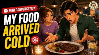 My Food Arrived COLD 😳 | 3-Minute English Listening Practice