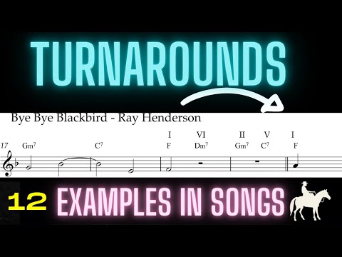 TURNAROUNDS - 12 Examples in Songs - Music Theory Tutorial