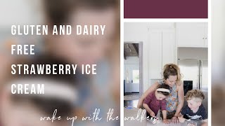 Wake up with the Walkers - Dairy-Free Strawberry Ice Cream | Danielle Walker