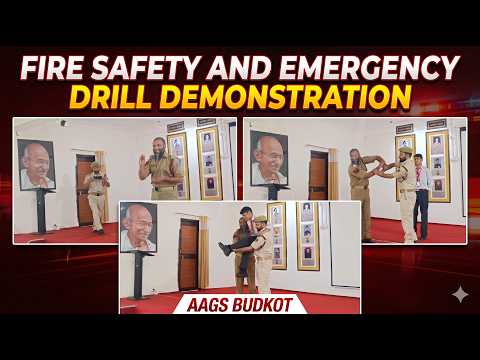 FIRE SAFETY AND EMERGENCY DRILL DEMONSTRATION AAGS BUDKOT