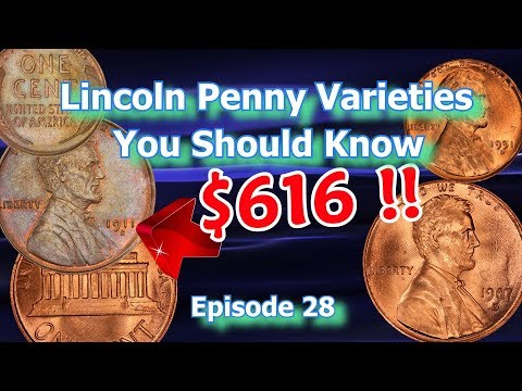 Lincoln Penny Varieties You Should Know Ep. 28 - 1987, 1951, 1911