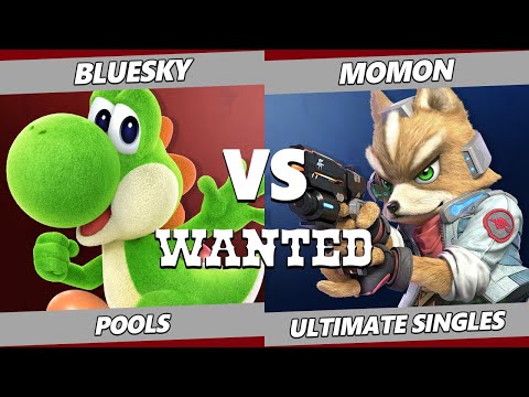 WANTED S4 C4 - Bluesky (Yoshi) Vs. Momon (Fox) SSBU Ultimate Tournament