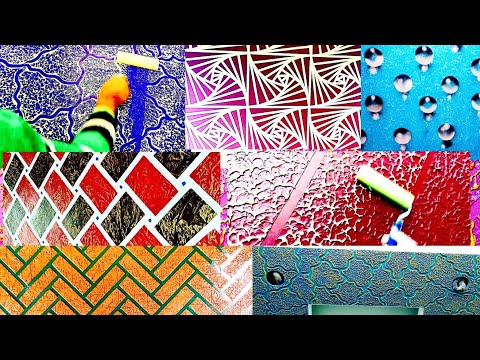 7 Wall Painting design | hack and design ideas | Great full for Video