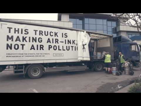 tiger beer + Graviky Labs  The Global Tiger Air Ink™ Project