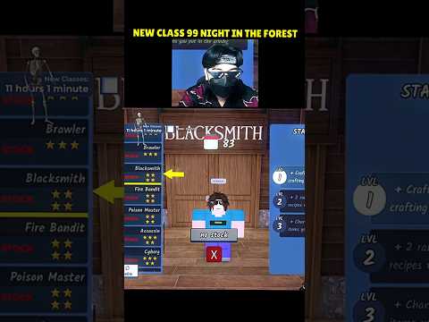 New Class 99 Night in The Forest #roblox #99nightintheforest