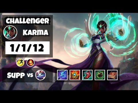 Karma 11.16 Gameplay Challenger Replay S11 Support (1/1/12) - BR
