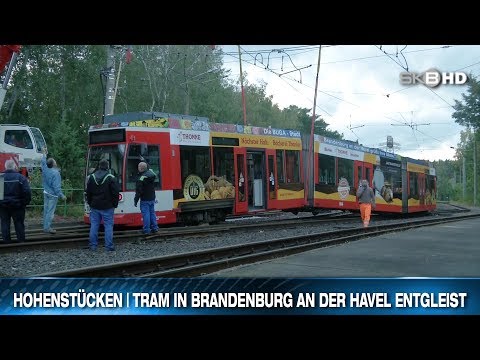 HOHENSTÜCKEN | TRAM IN BRANDENBURG AN DER HAVEL ENTGLEIST