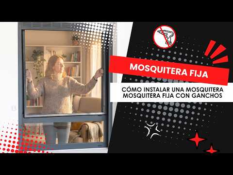 Cómo instalar Mosquitera Fija Sin taladrar para Ventanas Abatibles - MOSQUIFACIL