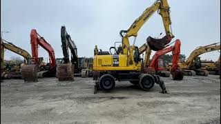 Komatsu PW160-7E0 wheel excavator for sale - Image 4 | Machineryline Komatsu PW160-7E0 wheel excavator | Image 4 - Machineryline