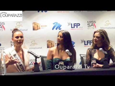 Miss Universe Catriona Gray,  Miss SA Tamaryn Green & Miss Universe 217 Demi-Leigh Neo-Peters Video