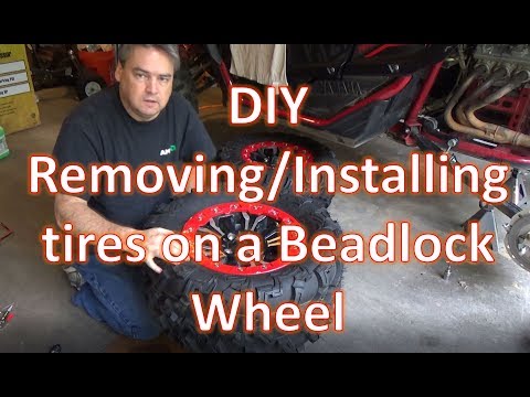 Removing and Installing Tires on a Beadlock Rim