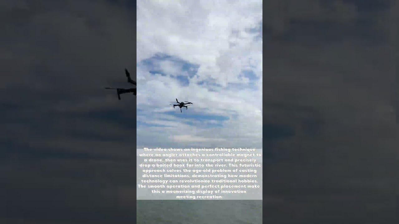 High-Tech Fishing: Drone Drops Bait With Precision Using Magnetic Magic
