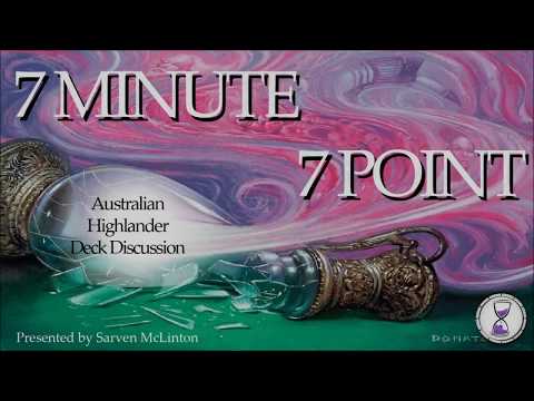 Highlander 7 Minute 7 Point – Archetype Overviews 28 to 34