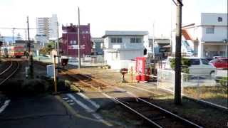 preview picture of video '岳南鉄道7000形 本吉原駅到着 Gakunan Railway 7000 series EMU'