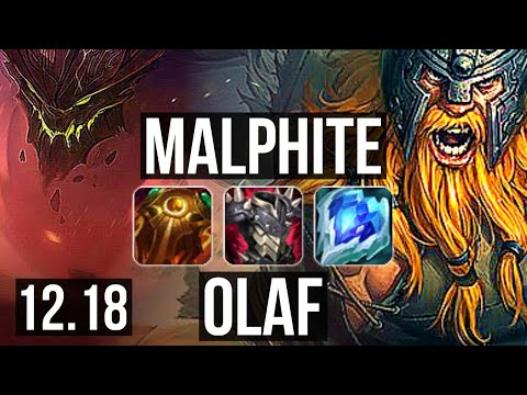 MALPHITE vs OLAF (TOP) | 7/4/17, Rank 15 Malph | TR Master | 12.18