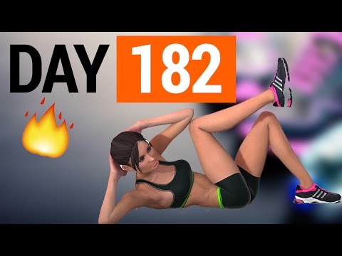 Day 182 - Daily Workout Plan: ABS AND OBLIQUES (89 Calories)
