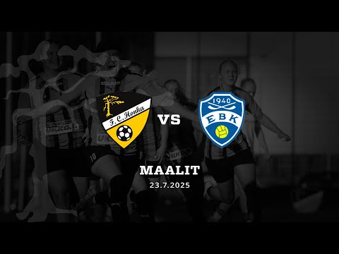 Maalit: FC Honka 3-2 EBK 23.7.2025