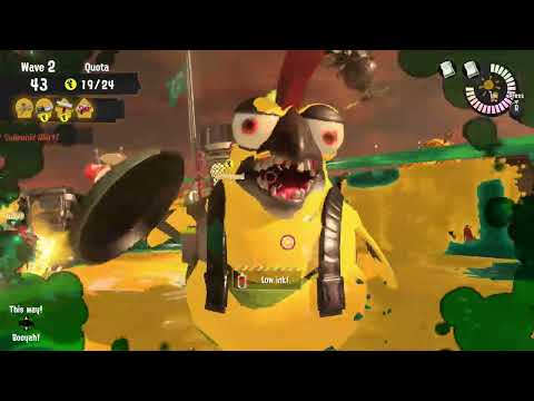BEATING KING SALMONID: HORRORBOROS | SPLATOON 3 (2022) - SALMON RUN: NEXT WAVE